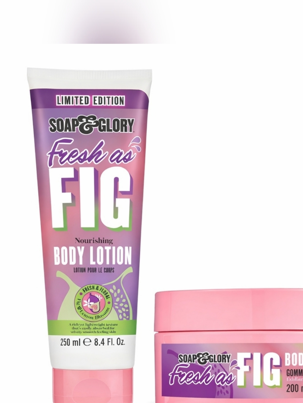 Soap & Glory Fresh As Fig Limited Edition Set (Scrub & Lotion)